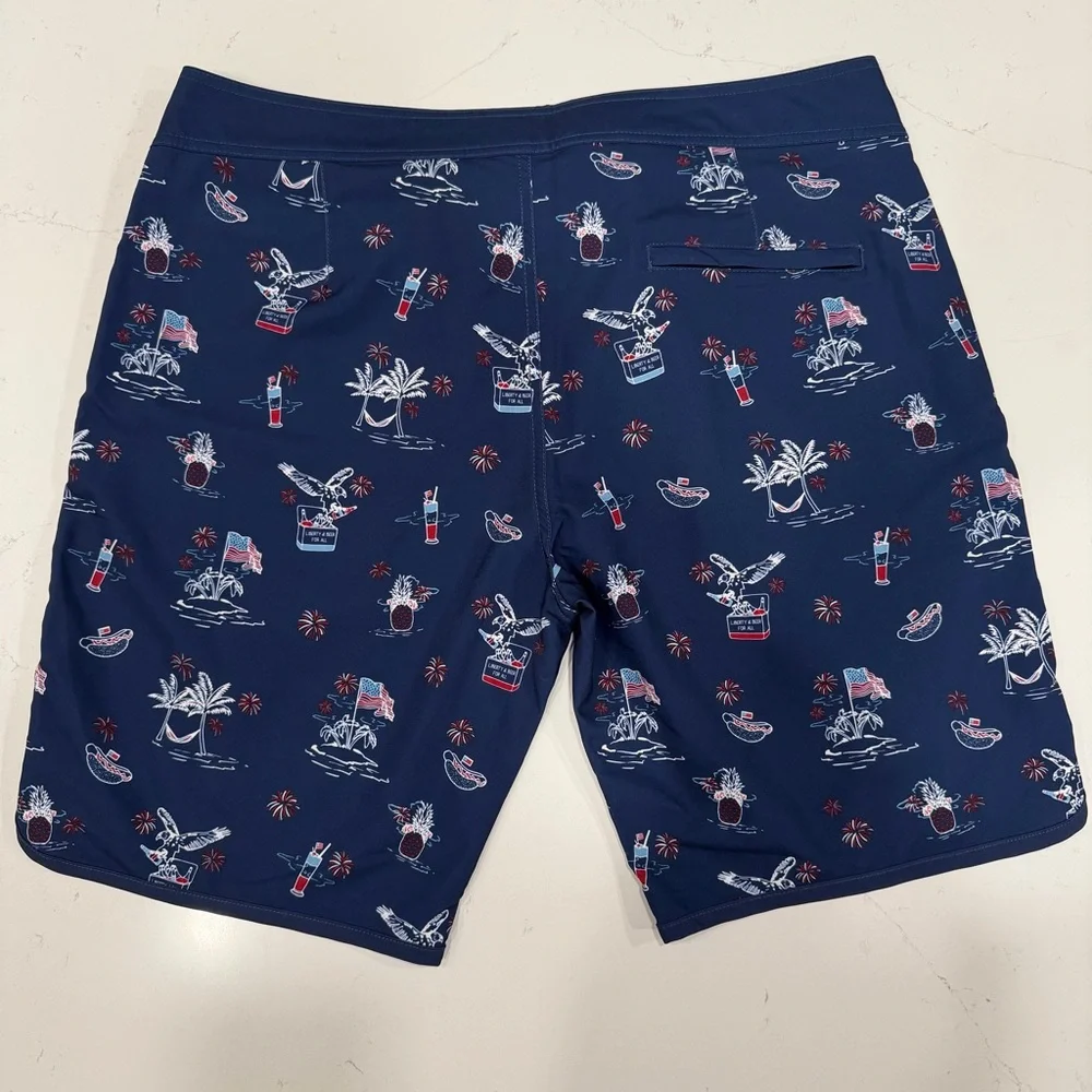 Travis Mathew Men’s Sweet Land Of Beer Boardshorts 38